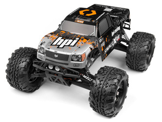 Nitro Gt-3 Truck Painted Body (Silver/Black) #109883