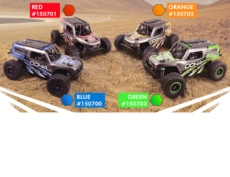 Samochód zdalnie sterowany RC #150703 Maverick Doha 1/20 4WD Electric Truck - Green Model Auto RC