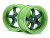 WORK MEISTER S1 WHEEL GREEN 26mm (3mm OS/2pcs) #111090