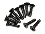 #94305 Tp. Flat Head Screw M3X12Mm (Hex Socket/10Pcs)