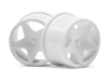 Q32 SUPER STAR WHEEL SET F/R (WHITE/18x10/18x14/4pcs) #114286