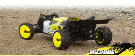 Samochód zdalnie sterowany RC #150850 Maverick Microbe 1/24th Buggy – Yellow Model RC Auto