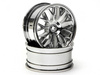 Mesh Wheel 26Mm (Chrome)(1Mm Offset) #3712