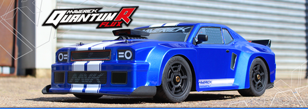 Samochód zdalnie sterowany RC #150310 QuantumR Flux 4S 1/8 4WD Muscle Car - Blue Model Auto RC