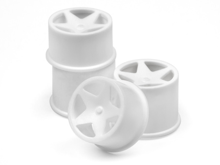 Q32 SUPER STAR WHEEL SET F/R (WHITE/18x10/18x14/4pcs) #114286