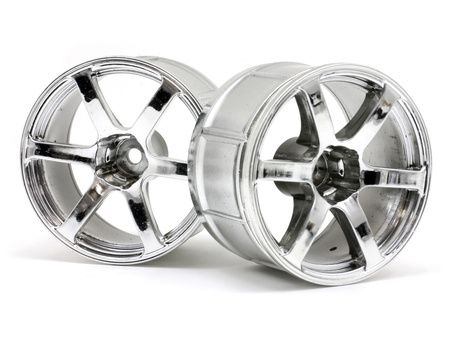 LP35 WHEEL YOKOHAMA AVS MODEL T6 CHROME (2pcs) #33467