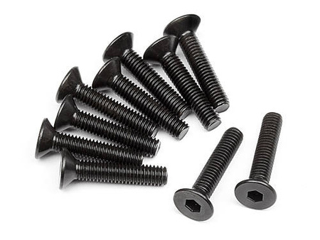 Flat Head Screw M3x15mm (10 pcs)