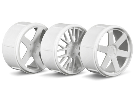 WHEEL SET (WHITE/MICRO RS4) #73410