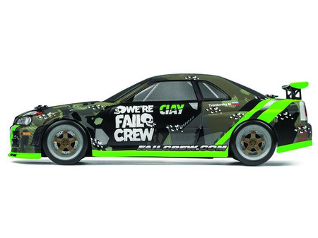 FAIL CREW NISSAN SKYLINE R34 GT-R PRINTED BODY (150MM) #120166