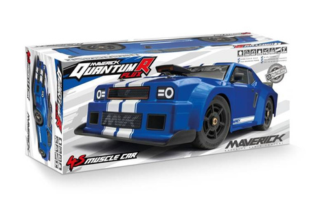 QuantumR Flux 4S 1/8 4WD Muscle Car - Blue #150310