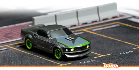 Samochód zdalnie sterowany RC #160980 nano-TTR 1969 Ford Mustang RTR-X Model Auto RC