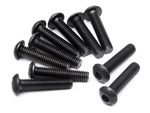 #100559 Button Head Screw M3X14Mm (Hex Socket/10Pcs)