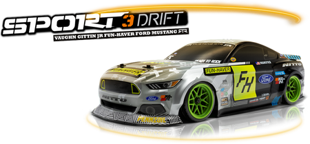 Samochód zdalnie sterowany RC #120094 Sport 3 Drift VGJR Fun Haver Ford Mustang V2 Model Auto RC