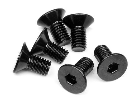 #94727 Flat Head Screw M5x10mm (Hex Socket/6pcs)