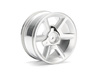 GT WHEEL SILVER (6mm OFFSET/2pcs) #33471