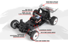 Samochód zdalnie sterowany RC #150801 Maverick Microbe 1/24th Buggy – Red Model RC Auto