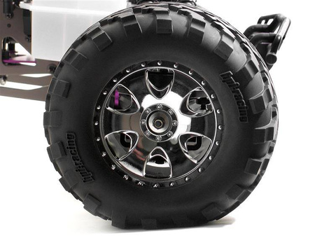 MOUNTED GT2 TIRE S COMPOUND ON WARLOCK WHEEL CHROME #4709