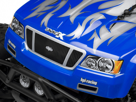 NITRO GT-2 TRUCK PAINTED BODY (BLACK/BLUE/SILVER)