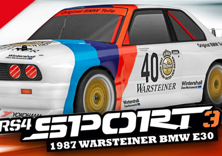 Samochód zdalnie sterowany RC #120103 Sport 3 BMW M3 E30 Warsteiner Model Auto RC