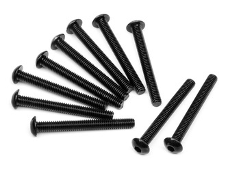 BUTTON HEAD SCREW M4x35mm (HEX SOCKET/10pcs) #94564