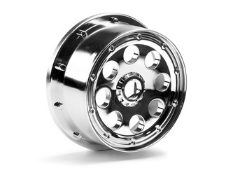 OUTLAW WHEEL CHROME (120x60mm/-4mm OFFSET/2pcs)