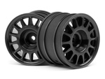 #107970 Wr8 Rally Off-Road Wheel Black (48X33Mm/2Pcs)