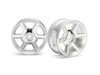 #33471 GT Wheel Silver (6Mm Offset/2Pcs)