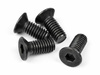 Flat Head Screw M4X10Mm (Hex Socket/Thin Type/4Pc) #Z307