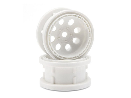 ROCK 8 BEAD LOCK WHEEL WHITE (55x36mm/2pcs)