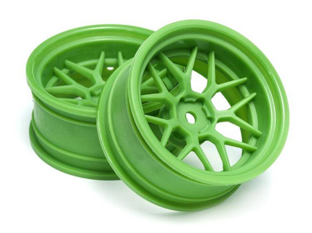 TECH 7 WHEEL GREEN 52X26X+9MM OFFSET (2PCS) #116532