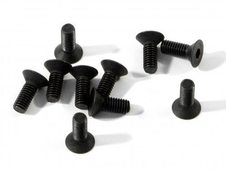 FLAT HEAD SCREW M3x8mm (HEX SOCKET/10pcs) #Z082