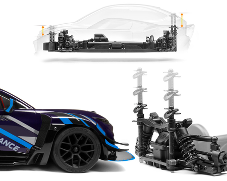 Samochód zdalnie sterowany RC #160530 Sport 3 Ford Mustang Mach-E 1400 Blue Model Auto RC