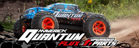 MAVERICK QUANTUM MT FLUX 80A 1/10 4WD BRUSHLESS MONSTER TRUCK BLUE ORANGE #150202