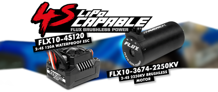 Samochód zdalnie sterowany RC #150360 QuantumRX Flux 4S 1/8 4WD Rally Car - Blue Model Auto RC