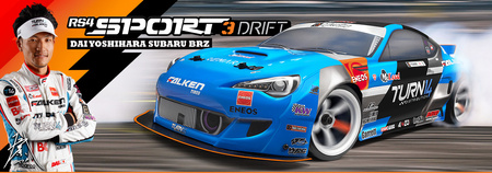 Samochód zdalnie sterowany RC #120096 Sport 3 Drift Dai Yoshihara Subaru BRZ Model Auto RC