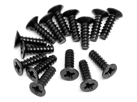 #MV22052 Countersunk Cross Head Self-TapScrew M3x10mm 15Pcs