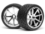 #4729 Mounted Phaltline Tire 140X70Mm On Blast Wheel Crm