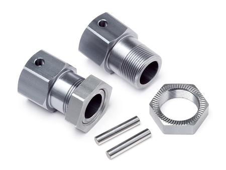 #MV24020 Wheel Hexes / Pins With Nuts Pr (Blackout MT)