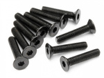 #Z085 Flat Head Screw M3X15Mm (Hex Socket/10Pcs)