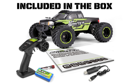 Samochód zdalnie sterowany RC #540225 Smyter MT 1/12 4WD Electric Monster Truck - Yellow Model Auto RC