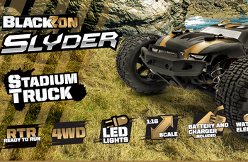 Samochód zdalnie sterowany RC #540103 Slyder ST 1/16 4WD Electric Stadium Truck - Gold Model Auto RC