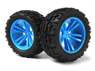 #150616 Wheel & Tire Set (2pcs) Phantom MT