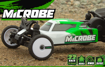 Samochód zdalnie sterowany RC #150803 Maverick Microbe 1/24th Buggy – Green Model RC Auto