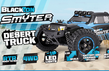 Samochód zdalnie sterowany RC #540113 Smyter DT 1/12 4WD Electric Desert Truck - Blue Model Auto RC