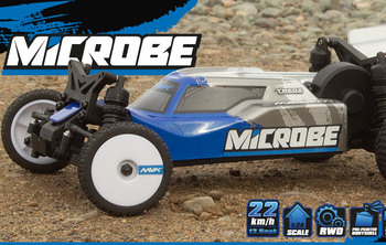 Samochód zdalnie sterowany RC #150800 Maverick Microbe 1/24th Buggy – Blue Model RC Auto