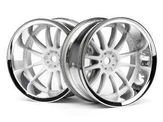 #3285 Work Xsa 02C Wheel 26Mm Chrome/White (9Mm Offset)