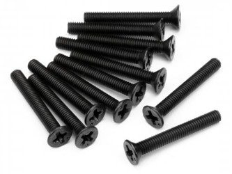 FLAT HEAD SCREW M3X22MM (12PCS)
