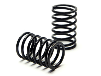 #6831 Shock Spring 13X25X1.7Mm 7 Coils(Black/2Pcs