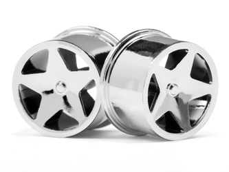 #114279 Q32 Super Star Wheel Set F/R Chrome18X10/18X14/ X4