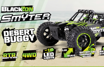 Samochód zdalnie sterowany RC #540114 Smyter DB 1/12 4WD Electric Desert Buggy - Green Model Auto RC